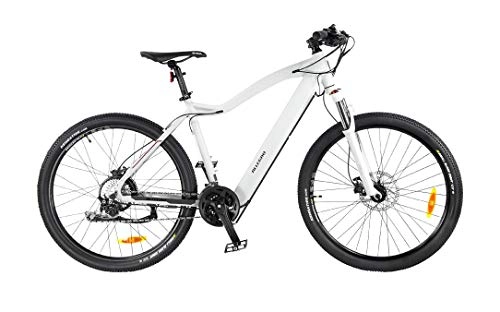 Elektrofahrräder : Allegro Invisible E-Bike Mountainbike Herren 27, 5 Zoll, E-MTB, Elektro Mountenbike E-Bike, Weiß
