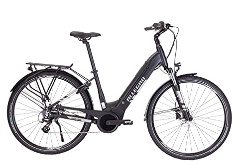Elektrofahrräder : Allegro Unisex – Erwachsene City S LTD 400 E-Bike, Schwarz, 45 cm