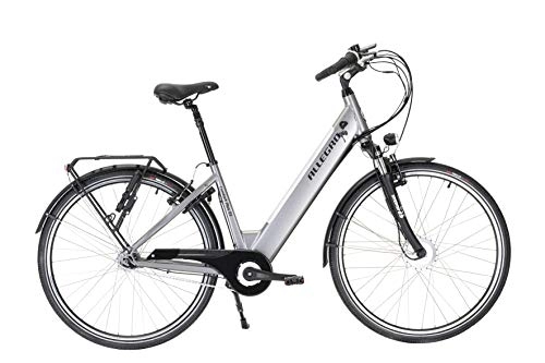Elektrofahrräder : Allegro Unisex – Erwachsene Comfort Plus 03 E-Bike, Silber, 45 cm