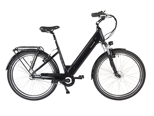 Elektrofahrräder : Allegro Unisex – Erwachsene Comfort SUV 3 Plus 522 27, 5" E-Bike, Schwarz, 45 cm