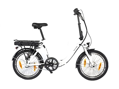 Elektrofahrräder : Allegro Unisex – Erwachsene Compact SUV 3 Plus 374 20" E-Bike, Weiß, 42 cm