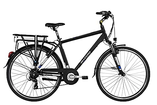 Elektrofahrräder : Allegro Unisex – Erwachsene Trekking R E-Bike, Schwarz, 49 cm