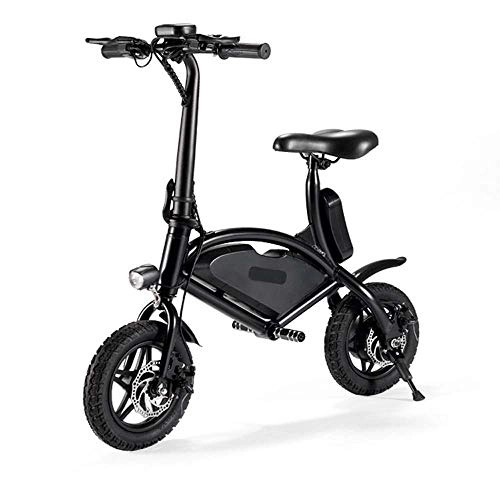 Elektrofahrräder : AMEY Elektrische Fahrrad-Smart-Berg für Erwachsene Folding leicht Pendeln E Bikes E-Bike 50 km gefahrene 6Ah Lithium-Ionen-Batter 12-Zoll-36V 350W Höchstgeschwindigkeit 25 km / h