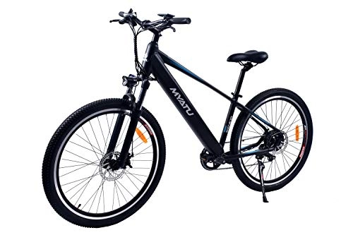 Elektrofahrräder : ANCHEER 27.5" E-Bike mit 250W Motor, 36V 8Ah Akku Elektrofahrrad Pedelec, 7-Gang-Getriebe (Schwarz)