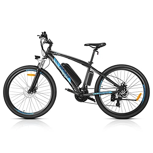 Elektrofahrräder : ANCHEER E-Bike / Elektrofahrrad. 27.5 Zoll E-Mountainbike mit 36V-10.4AH Batterie für Herren (Blau, 36V-10.4 AH Blau-Offroad-Serie)