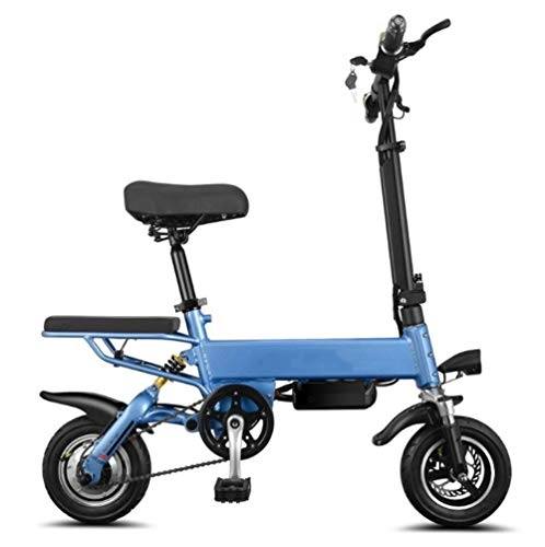 Elektrofahrräder : Archer Elektrische Fahrrad Aluminium Klapp Leistungsstarke Elektrische Fahrrad Berg / Schnee / Strand EIN Rad, Blue