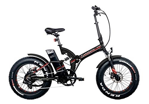 Elektrofahrräder : Argento Unisex – Erwachsene Bi Max E-Fahrrad, Rot, Einer Größe