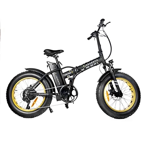 Elektrofahrräder : Argento Unisex – Erwachsene Mini Max+ Fahrrad, ORO, Einheitsgröße
