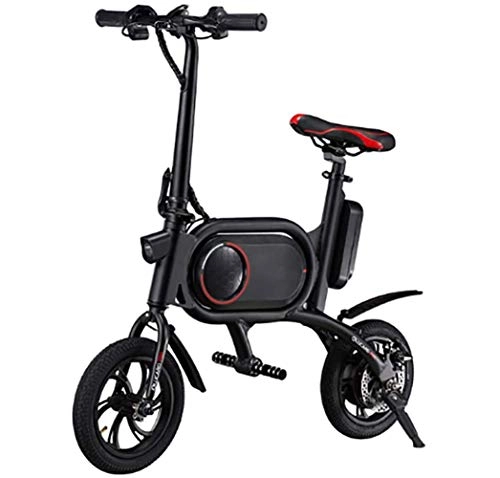Elektrofahrräder : Art Jian 12inch Elektro-Fahrrad, 350W 25Km / H Folding Doppelscheibenbremse Mit 7.8AH Lithium-Batterie LED-Scheinwerfer Electric Bikes