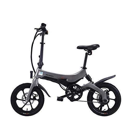 Elektrofahrräder : Art Jian 16 Zoll Folding Electric Bike, Removable große Kapazitäts-Lithium-Ionen-Akku 36V 250W Commuting Elektro-Fahrrad