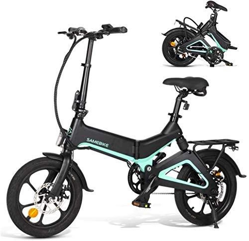 Elektrofahrräder : Art Jian 16 Zoll Folding Elektro-Fahrrad, 36V 7, 5Ah 250W Mini-Größe Doppel-Schlag-Absorptions-elektrisches Fahrrad Pendeln Ebike Electric Bikes