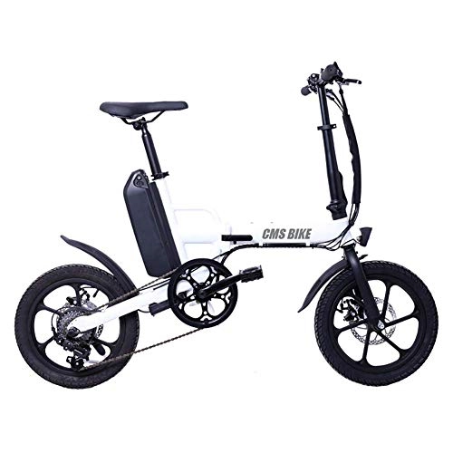 Elektrofahrräder : Art Jian Erwachsene Folding Electric Bike, Mini elektrisches Fahrrad mit 36V 13AH Lithium-Batterie Elektro-Fahrräder
