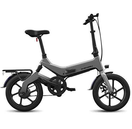 Elektrofahrräder : Art Jian Erwachsene Folding Elektro-Fahrrad, Minigröße Doppelstoßdämpfung Pendeln Ebike Electric Bikes