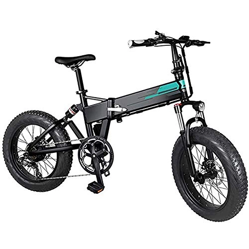 Elektrofahrräder : Art Jian Faltbare Elektro-Fahrrad, 250W 2.5Ah Batterie Mit Großer Kapazität Erwachsener Off-Road Doppelstoßdämpfung Variable Speed ​​Bikes