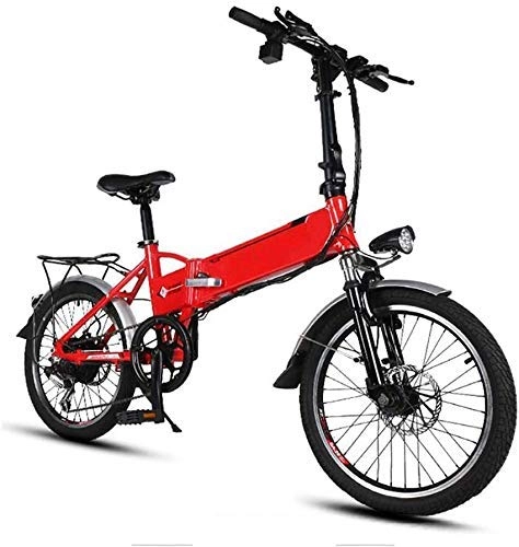 Elektrofahrräder : Art Jian Faltbare Mini-Elektro-Fahrrad, 48V Lithium-Batterie USB-Ladeeingang Doppelstoßdämpfung Pendeln Electric Bikes