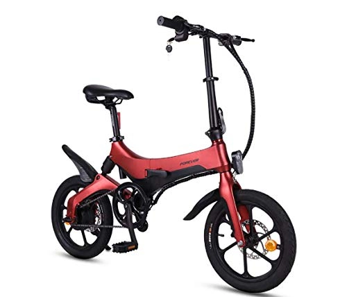 Elektrofahrräder : Art Jian Folding Elektro-Auto, Fahrräder Tragbare Stoßdämpfung Mini Größe Folding Elektro-Fahrrad Elektro