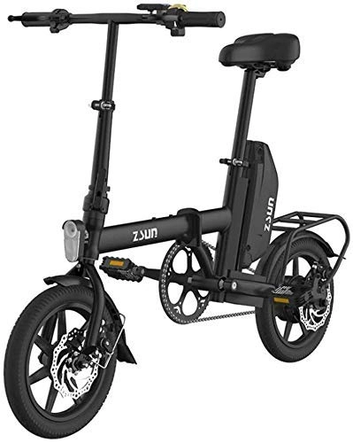 Elektrofahrräder : Art Jian Tragbare Elektrisches Fahrrad, Minigröße Doppelstoßdämpfung Electric Bikes Folding Elektro-Fahrrad