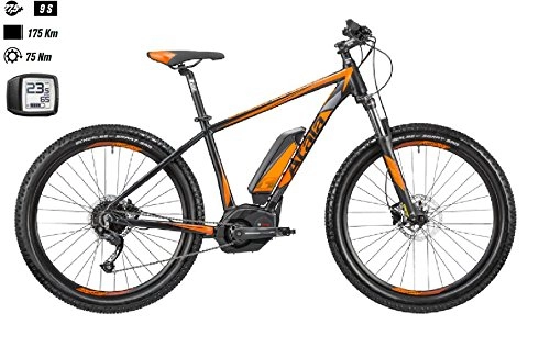 Elektrofahrräder : Atala Bike b-cross 27, 5"9-v Gre 41Schwarz / Orange CX 400Wh PURION 2018(Emtb Hardtail) / Electric Bike b-cross 27, 59-s Size 41Black / Orange CX 400Wh PURION 2018(Emtb Hardtail)