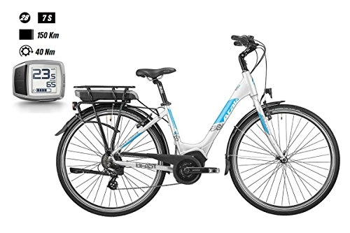 Elektrofahrräder : Atala Bike b-easy 28"7-v TG. 50Active Plus 300Wh PURION 2018wei (City Bike Werkzeugset) / Electric Bike b-easy 287-s SZ. 50Active Plus 300Wh PURION 2018White (City E-Bike)