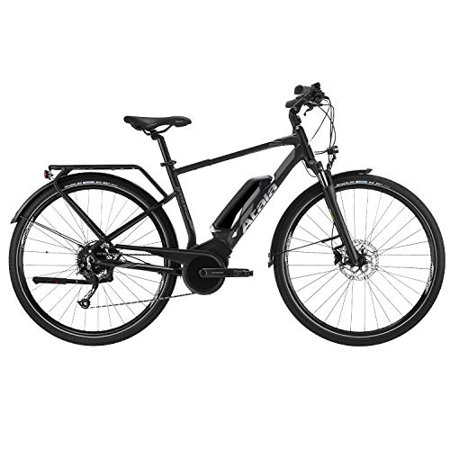 Elektrofahrräder : Atala E Bike 700c E-Trekkingrad B-Tour Man 28 Zoll Pedelec Bosch Tourenrad Rad (schwarz / Ultralight / anthrazit, 49 cm)