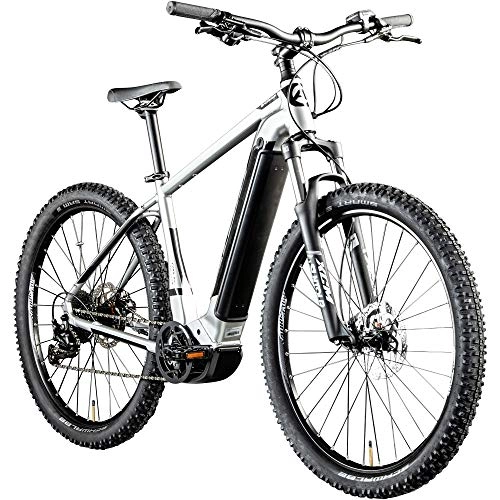 Elektrofahrräder : Atala E Mountainbike 650B B-Cross 27, 5+ Zoll E-Bike MTB Hardtail Pedelec Bosch (Ultralight / anthrazit / schwarz, 50 cm)