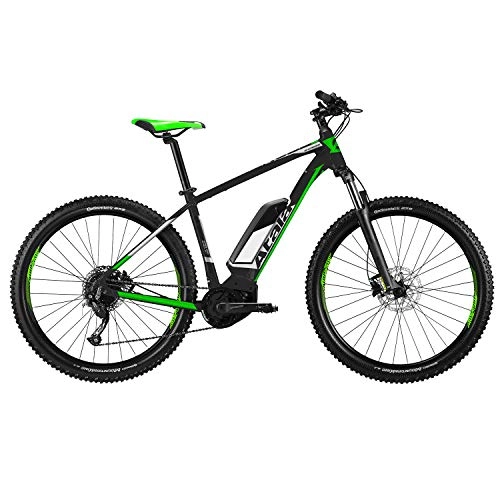 Elektrofahrräder : Atala E Mountainbike 650B+ Bosch Pedelec B-Cross CX 400 Hardtail 27, 5+" E-Bike (schwarz / neongrün / weiß, 50 cm)