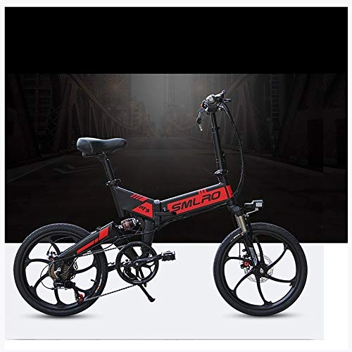 Elektrofahrräder : Augu Elektrisches Fahrrad, das elektrisches Fahrrad 36V 8AH 20 Zoll Batteriefahrrad fr Erwachsenen faltet