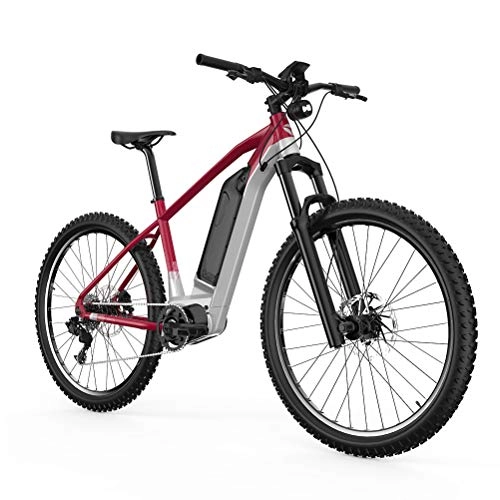 Elektrofahrräder : AZUNX Elektrofahrrad 36V 350W E-Bike LCD-Display 13Ah Batterie 27 5 Zoll Rad Schnelle Geschwindigkeit 25 Km / H-Gules
