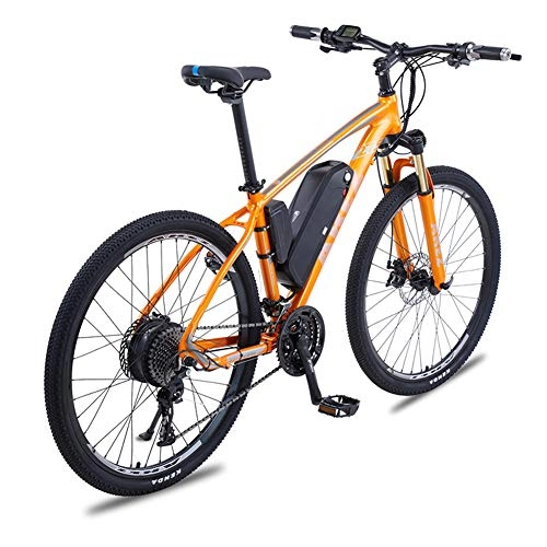 Elektrofahrräder : AZUOYI 27 Geschwindigkeit E-Bike, 48V 500W Elektrofahrräder, 13A Lithium Batterie Mountainbike, 27.5 Zoll Große Kapazität Pedelec mit Lithium-Akku und Ladegerät