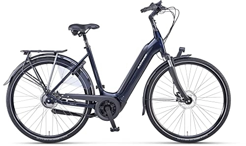 Elektrofahrräder : Batavus Finez E-go® Power Exclusive Plus 625Wh Bosch Elektro Comfort City Bike (28" Wave 48cm, Imperial Blue (Wave))