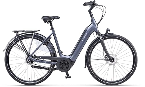 Elektrofahrräder : Batavus Finez E-go® Power Exclusive RT 625Wh Bosch Elektro Comfort City Bike (28" Wave 48cm, Techno Blue (Wave))