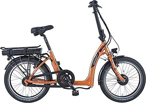 Elektrofahrräder : BBF Denver Deep Entry Ansmann e-Faltbike 2020 (40cm, Bronze)
