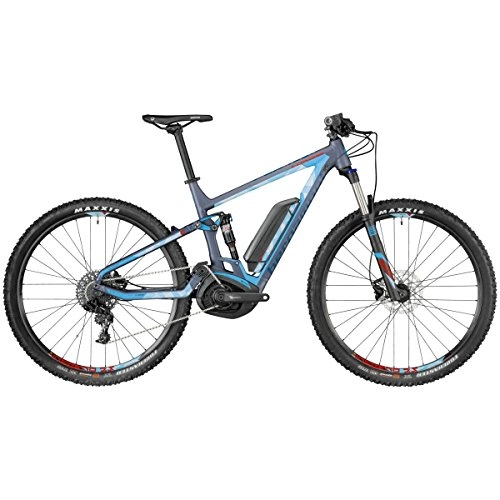 Elektrofahrräder : Bergamont E-Contrail 6.0 29 Pedelec Elektro MTB Fahrrad blau / schwarz 2018: Gre: S (160-167cm)