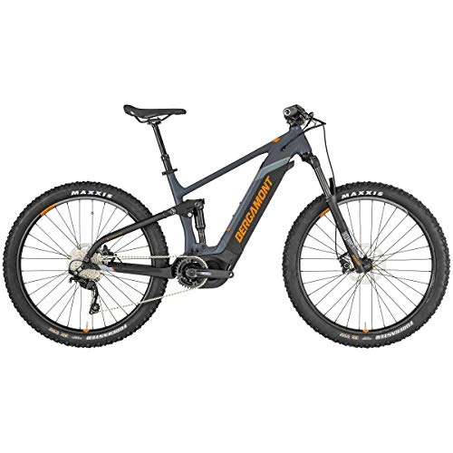 Elektrofahrräder : Bergamont E-Contrail Sport 27.5 Pedelec Elektro MTB Fahrrad grau / schwarz / orange 2019: Gre: XL (184-199cm)