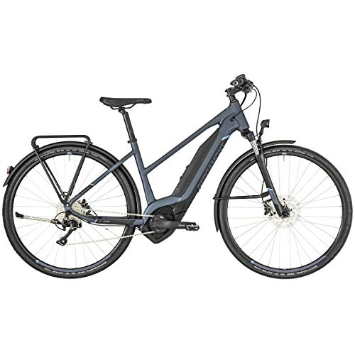 Elektrofahrräder : Bergamont E-Helix 8 EQ Damen Pedelec Elektro Trekking Fahrrad grau / schwarz 2019: Gre: 52cm (171-176cm)
