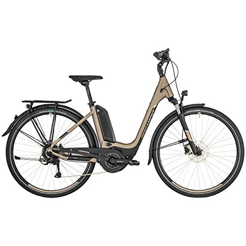 Elektrofahrräder : Bergamont E-Horizon 6 Wave Unisex Pedelec Elektro Trekking Fahrrad bronzefarben / schwarz 2019: Gre: 44cm (158-164cm)