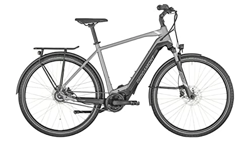 Elektrofahrräder : Bergamont E-Horizon Elite Belt 28 Zoll E-Bike 5-Gang Freilaufnabe 625Wh 17, 4Ah Akku Silber Bosch