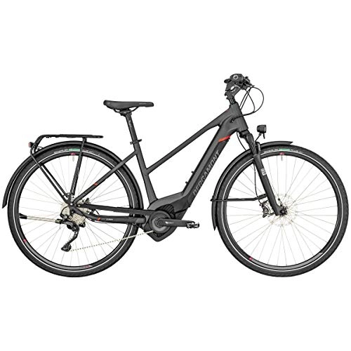 Elektrofahrräder : Bergamont E-Horizon Elite Damen Pedelec Elektro Trekking Fahrrad grau / schwarz / rot 2019: Gre: 48cm (165-170cm)