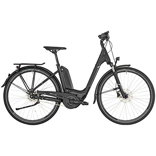 Elektrofahrräder : Bergamont E-Horizon N7 FH 400 Wave Unsiex Pedelec Elektro Trekking Fahrrad schwarz / grau 2019: Gre: 48cm (165-170cm)