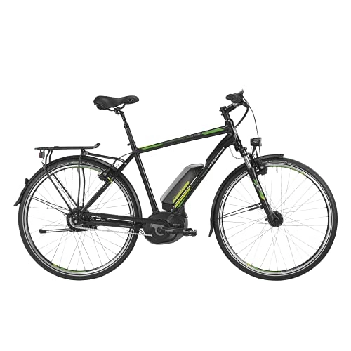 Elektrofahrräder : Bergamont E-Line C N330 500 Gent Black / Green / Lime / White (matt) 2016
