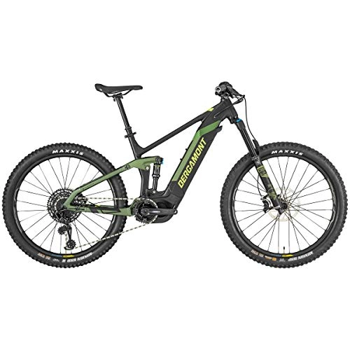 Elektrofahrräder : Bergamont E-Trailster Elite 27.5 Pedelec Elektro MTB Fahrrad schwarz / grn 2019: Gre: M (168-175cm)
