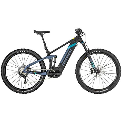 Elektrofahrräder : Bergamont E-Trailster Expert 29 Pedelec Elektro MTB Fahrrad schwarz / blau 2019: Gre: L (176-183cm)