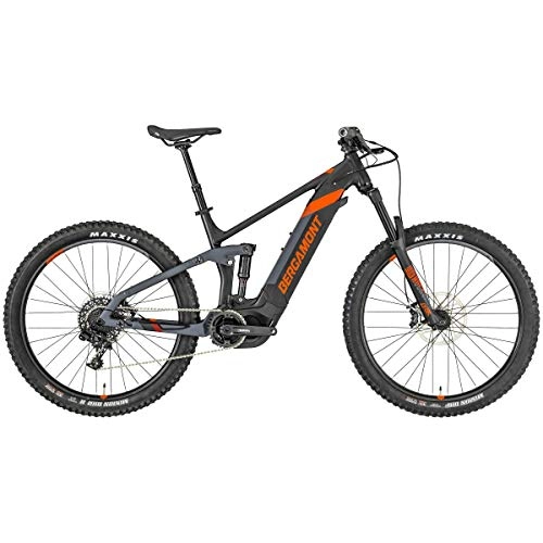 Elektrofahrräder : Bergamont E-Trailster Pro 27.5 Pedelec Elektro MTB Fahrrad schwarz / grau / orange 2019: Gre: L (176-183cm)