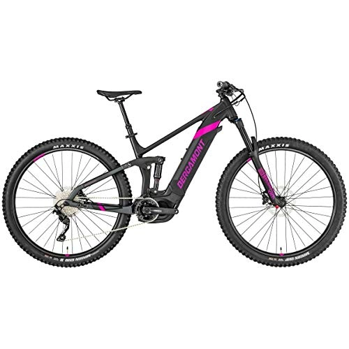 Elektrofahrräder : Bergamont E-Trailster Sport FMN 29 Damen Pedelec Elektro MTB Fahrrad schwarz / silberfarben / pink 2019: Gre: S (160-167cm)