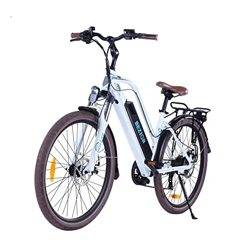 Elektrofahrräder : Bezior Elektrofahrrad E-Bike für Damen und Herren, 26 Zoll mit 48V 12.5AH, Pedelec Citybike mit Shimano 7-Gang-Getriebe, SmartLCD-Messgerät, Mountain-Ebike für Outdoor-Radfahren, Reisen, Workout