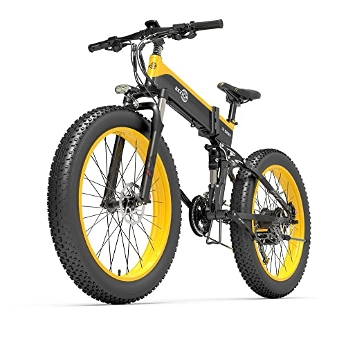 Elektrofahrräder : BeziorX500 Elektrofahrräder 26 Zoll Herren fatbike mit 70km Reichweite Klappbar E-Bike und Shimano 7 Gang Beste Elektrofahrräder für Damen und Herren