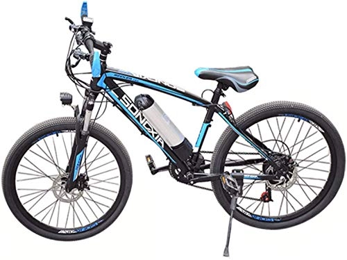 Elektrofahrräder : BIKE Elektrisches Mountainbike, Elektrofahrrad Für Erwachsene - 250W 36V 7.8A 7 Gänge, Austauschbare Batterie