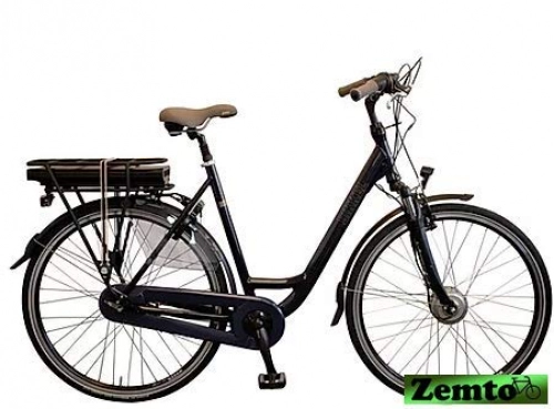Elektrofahrräder : Bikkel Damen Elektrofahrrad Vida 7 Gang Olive grn 13AH / 468WH Accu