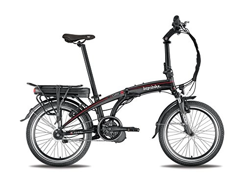 Elektrofahrräder : BIZOBIKE Fahrrad Elektrische zusammenklappbar A-Class schwarz / rot – Akku: Li-Ion Panasonic 36 V, 14, 5 Ah – Autonomie: 140 Km – Gewicht: 21, 4 kg auf Amazon