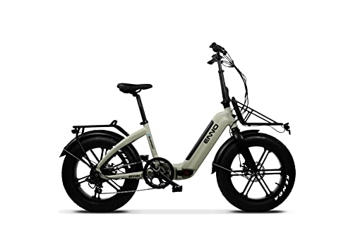 Elektrofahrräder : Blaupunkt Enno Fat Falt-E-Bike - Kieselgrau - matt / Modell 2022